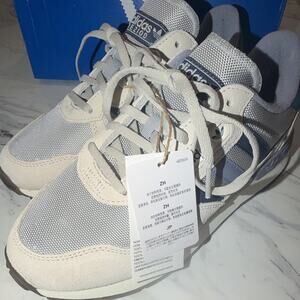 adidas Trezoid 2 Men's Low Top Lace-Up Suede Sneakers Silver/Ink JQ9037